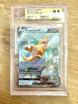 Dragonite V 192/203 Evolving Skies Alt Art 2021 TCG Pokemon BGS 9.5 GEM MINT - Image 1