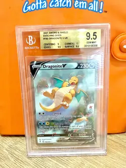 Dragonite V 192/203 Evolving Skies Alt Art 2021 TCG Pokemon BGS 9.5 GEM MINT - Image 3