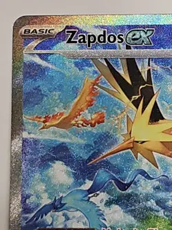 Zapdos ex 202/165 Sv: Scarlet & Violet 151 Holo Pokemon LP - Lightly Played - Image 2