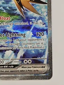 Zapdos ex 202/165 Sv: Scarlet & Violet 151 Holo Pokemon LP - Lightly Played - Image 4