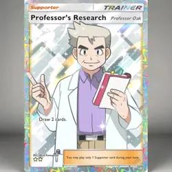 PROFESSOR OAK HOLO FULL ART POKEMON TCG POCKET READ DESCRIPTION - Image 1