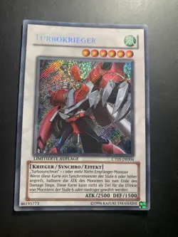 Yugioh! Turbokrieger Secret Rare - CT05-DE004 Limitierte Auflage - Deutsch #1 - Image 1