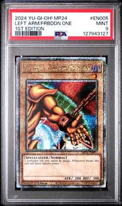2024 1ST ED #EN005 LEFT ARM OF THE FORBIDDEN ONE PSA 9 - Image 1