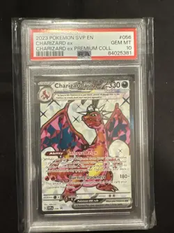 2023 Pokemon SVP EN Charizard ex 056 Promo Card Holo PSA 10 - Image 1