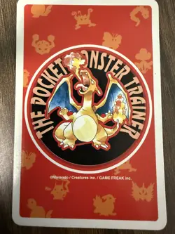 1996 Pokemon DRAGONAIR Japanese RED Charizard Deck 10 of Spades POKER Card #148C - Image 2