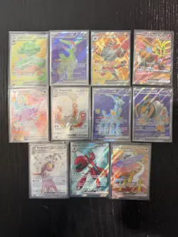 Pokemon TCG Temporal Force Full Art Cards | 11 Card Lot NM | Lot #15 - Image 1