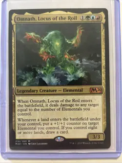 MTG Magic the Gathering Card LP - Omnath Locus Of The Roil - Image 1