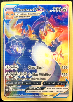 Charizard Vmax 3D HP 330 Basic ACG Costumed Lenticular Pokemon Card - Image 1