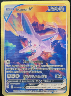 Espeon V 3D HP 200 ACG Costumed Lenticular Pokemon Card - Image 1