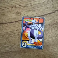 Vileplume #45 Mewtwo Strikes Back Burger King PokeTrivia Vintage Pokemon Card MP - Image 2