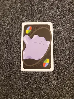 Ditto WILD Pokemon Mattel Japanese UNO Card NM/MINT - Image 1