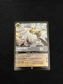 Tinker Bell: Giant Fairy Card 193/204 Lorcana: The First Chapter Super Rare - Image 1