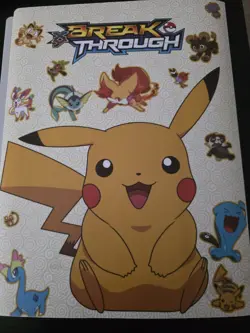 Pokemon Trading Cards 9-Pocket Binder Pikachu Zygarde Dedenne Chespin Pancham - Image 2