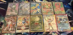 Pokemon TCG Lot of 10 Cards Holo Rare EX Trainer Gallery V Star VMax Full Art NM - Image 1