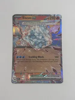 Eiscue ex 042/197 Obsidian Flames Double Rare Holo Pokemon TCG Card NM - Image 1