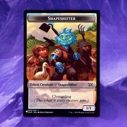 Treasure / Shapeshifter Token MTG Magic Card Creature NEO 017 2XM 002 - Image 2