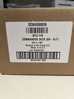 MTG FINAL FANTASY Sealed Commander Deck Display (Set of All 4 Decks) Sealed - Image 2