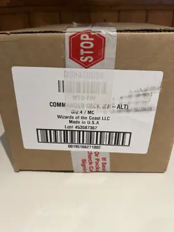 MTG FINAL FANTASY Sealed Commander Deck Display (Set of All 4 Decks) Sealed - Image 3