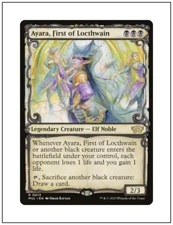 1x Ayara, First of Locthwain, Multiverse Legends, Magic the Gathering MTG NM - Image 1
