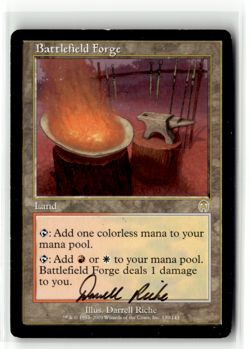 Magic the Gathering - Battlefield Forge - SIGNED by Darrell Riche - Apocalypse - Image 1