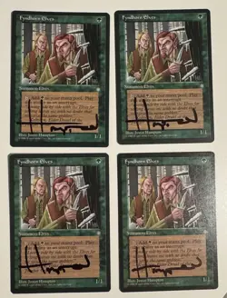 Fyndhorn Elves - Ice Age (ICE) - LP - Signed - Playset Of 4 - Image 1