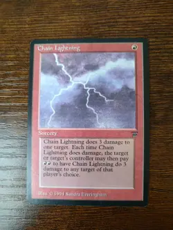 Chain Lightning Legends Regular Magic the Gathering LP - Image 1