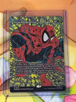 Arachnogenesis (Borderless) Marvel Universe Eternal-Legal Foil - Image 1