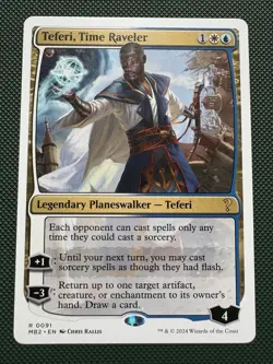 Teferi, Time Raveler (White Border) Mystery Booster 2 Regular - Image 1