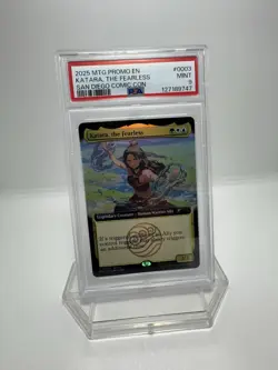 2025 MTG PROMO SAN DIEGO COMIC CON 2025 #0003 KATARA THE FEARLESS PSA 9 Magic - Image 1