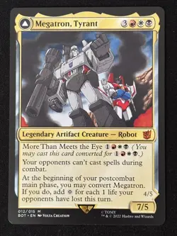 1x MTG Megatron, Tyrant - Universes Beyond: Transformers (BOT) #12 - Magic - Image 1