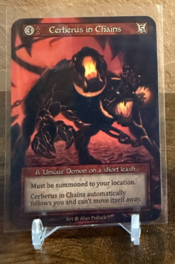 Sorcery Contested Realms - Beta - Cerberus in Chains NM - Image 1