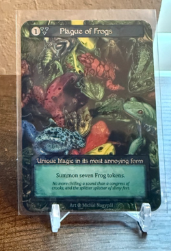 Sorcery Contested Realms - Beta - Plague of Frogs NM - Image 1
