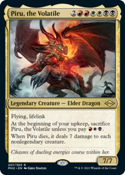 Piru, the Volatile - Modern Horizons 2 - Near Mint - Image 1