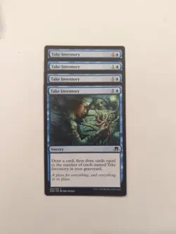 (4) Take Inventory *PLAYSET* Eldritch Moon Regular NM MTG - Image 1
