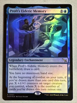 MTG / Proft's Eidetic Memory / MKM / #67 / FOIL / Rare / NM - Image 1