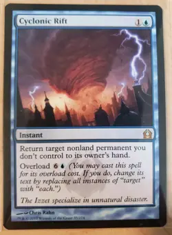 Cyclonic Rift Return to Ravnica Regular Light Play See Pictures Fast Shipping - Image 1
