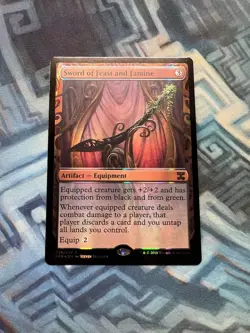 Foil Sword of Feast and Famine EX/LP+ Masterpiece Series: Kaladesh Inventions - Image 1