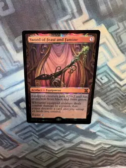 Foil Sword of Feast and Famine EX/LP+ Masterpiece Series: Kaladesh Inventions - Image 3