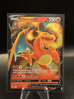 Charizard V 017/172 Swsh09: Brilliant Stars Full Art Holo Pokemon TCG - Image 1