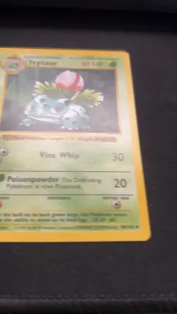 Pokemon TCG Ivysaur 030/102 1st Edition Base Set (Shadowless) Unplayed NM - Image 2