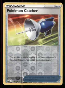 Pokemon Catcher Crown Zenith #138/159 Uncommon Reverse Holo Pokemon LP - Image 1