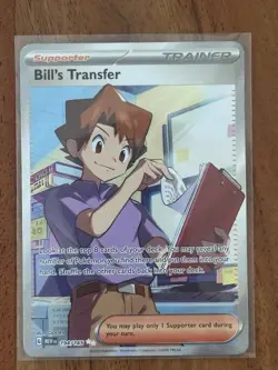 Bill's Transfer Scarlet & Violet 151 Pokemon TCG 194/165 Ultra Rare NM - Image 1