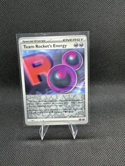 Team Rocket's Energy 182/182 Sv10: Destined Rivals Reverse Holo Pokemon TCG NM - Image 1