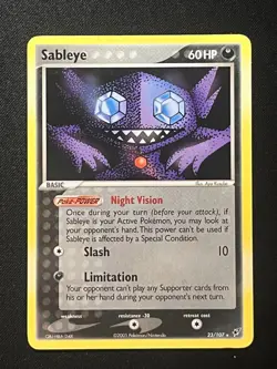 Sableye 23/107 Deoxys Regular NEAR MINT Rare 2005 Pokemon TCG - Image 1