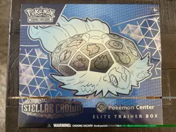 Stellar Crown Pokemon Center Exclusive✨ ETB Elite Trainer Box🔥 A - Image 1