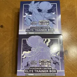 Pokemon Chilling Reign Pokemon Center Elite Trainer Box ETB Set Shadow & Ice - Image 1