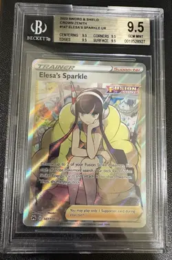 BGS 9.5 Gem Mint - Elesa's Sparkle 147/159 [SAR] Pokemon TCG Crown Zenith - Image 1