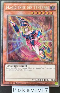 Carte YU-GI-OH! MAGICIENNE DES TENEBRES RA03-FR123 PSR NEUF - Image 1