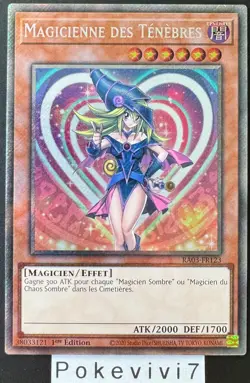Carte YU-GI-OH! MAGICIENNE DES TENEBRES RA03-FR123 PSR NEUF - Image 1
