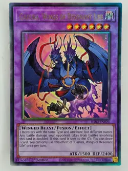 Yu Gi Oh - RA02-EN024 Garura, Wings Of Resonant Life Prismatic Ultimate Rare - Image 1